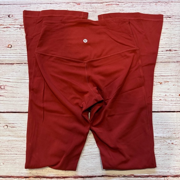 Lululemon Align High-Rise Mini Flare Pant 32" in Cayenne Sz 6 - Picture 6 of 8